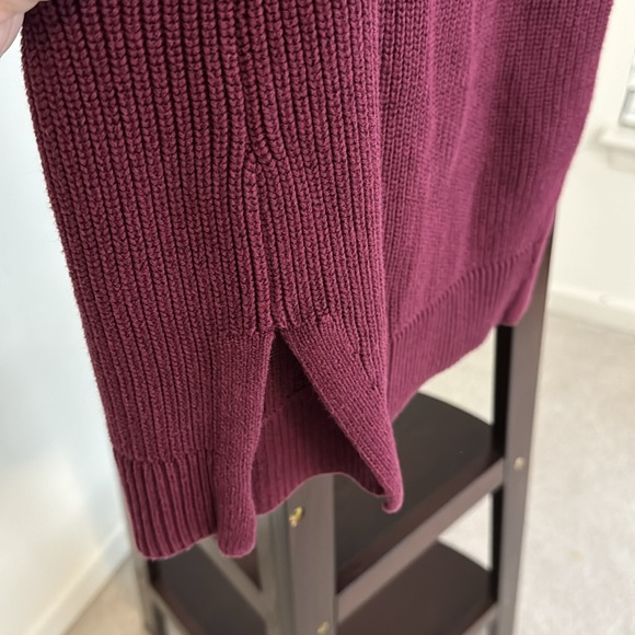 Banana Republic Purple Cotton Sleeveless Cowl Neck Knit Sweater Sz XS - Picture 4 of 5